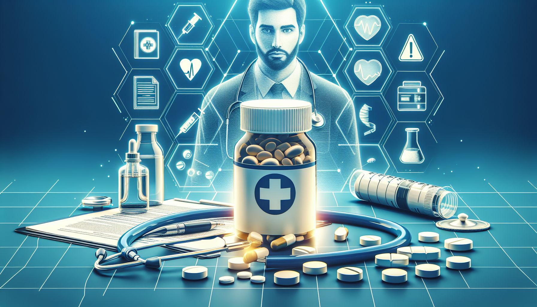 Ampisilin antibiyotik kutusu